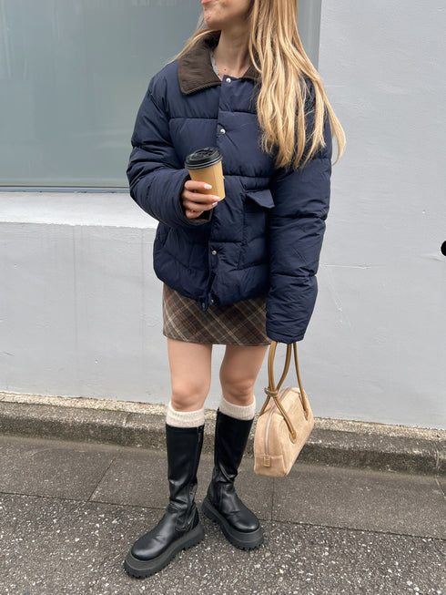 チェック台形スカート | SL2243623 | ブラウン