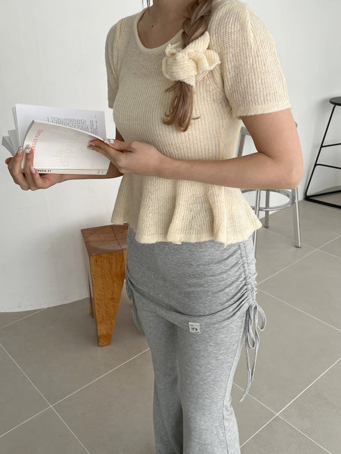 シュシュSETバレリーナニットトップス | SL2252612 | イエロー