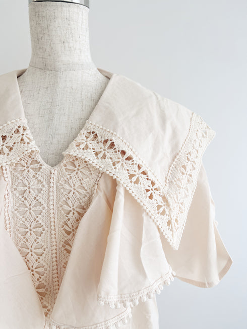 フリルブラウス | AN2241205 | ブラック