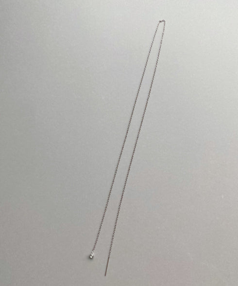 【ステンレス】スライダースキニーチェーンネックレス | IS4231835 | シルバー