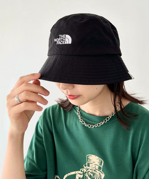 THE NORTH FACE(ザ・ノースフェイス)/ワンポイント ブランドロゴ刺繍 バケットハット/STANDARD BUCKET HAT | IM5242030 | ブラック
