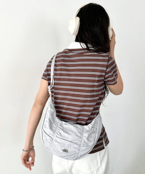 THE NORTH FACE(ザ・ノースフェイス)/ミニ 軽量 シャーリング ホーボーバッグ ショルダーバッグ/BONNEY SR 2WAY TOTE MINI | IM1261050 | ライトグレー