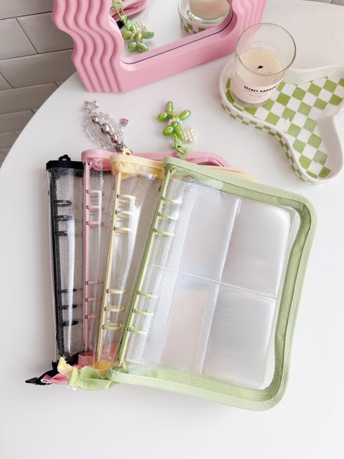 4色クリアラメカードホルダー(A5) | WO4241610 | ブラック