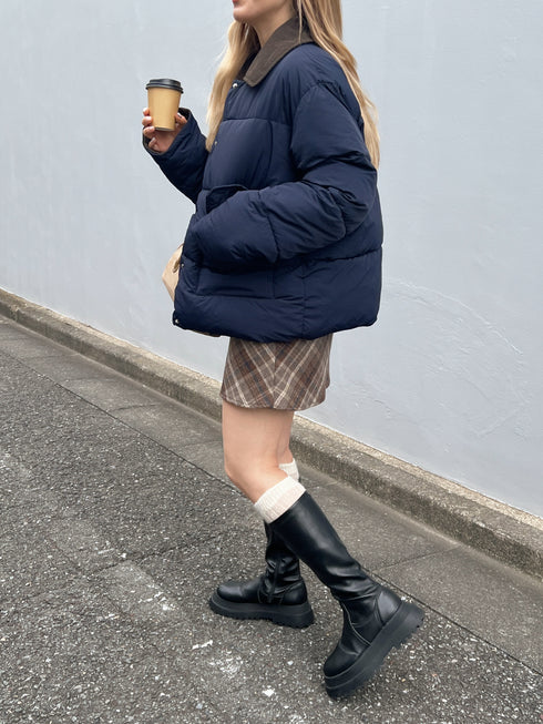 チェック台形スカート | SL2243623 | ブラウン