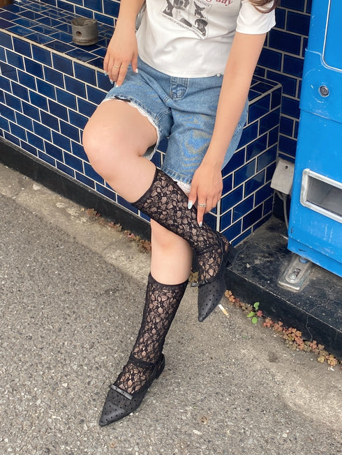 レースソックス | SL4242601 | ブラック