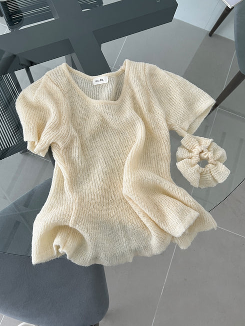 シュシュSETバレリーナニットトップス | SL2252612 | イエロー