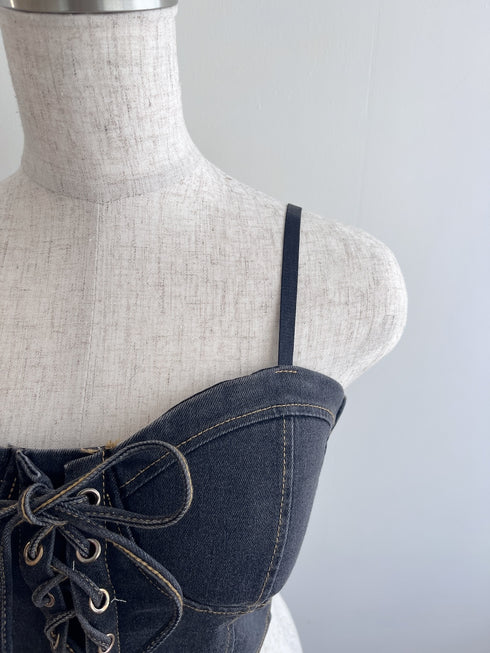 デニムビスチェ | GR2242502 | ブラック