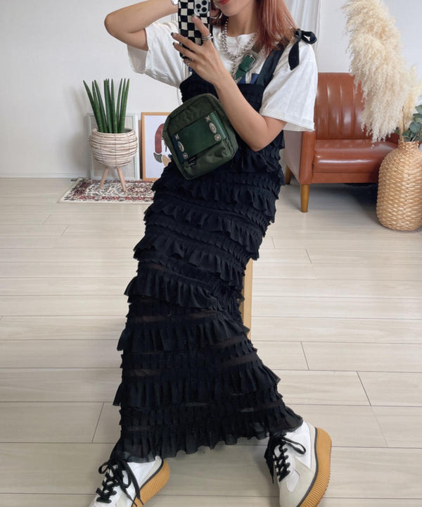 フリルワンピ | AN2222417 | ブラック