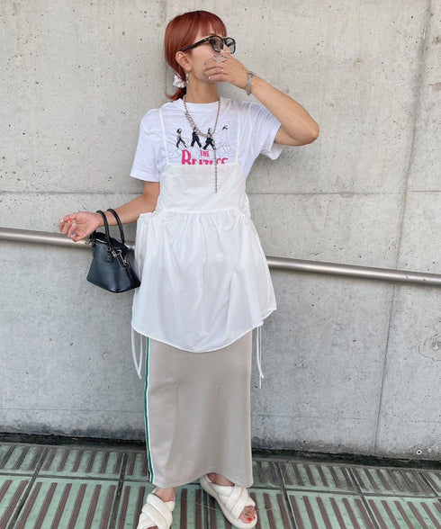 ギャザーキャミop | AN2232427 | ホワイト