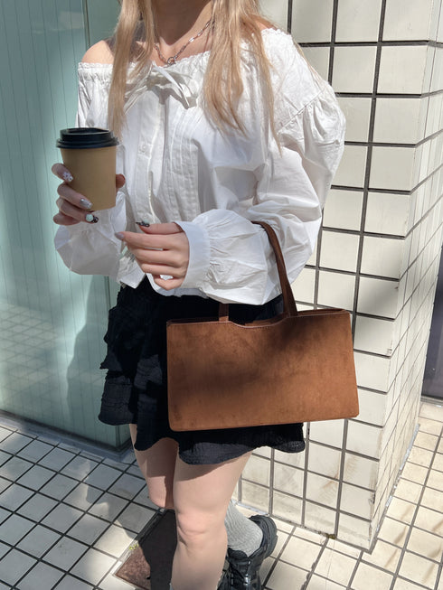 レースギャザーピンタックブラウス | SL2251605 | ホワイト