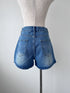 リボンデニムショートパンツ | RN2242016 | ブルー