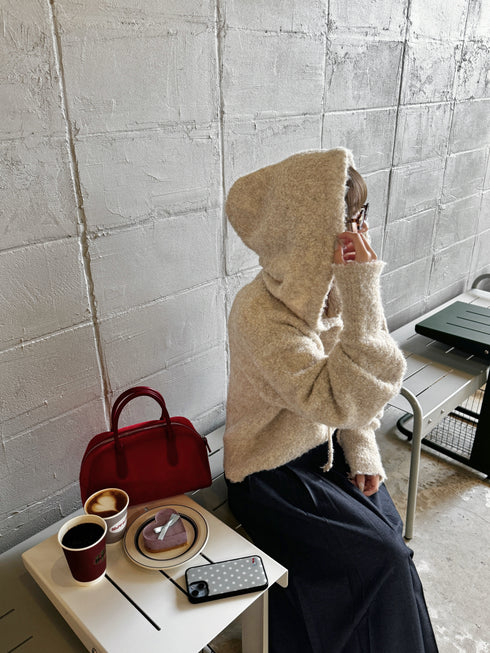 フーディーモヘアニット | SL2244643 | アイボリー