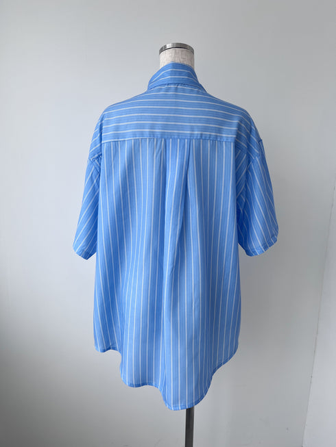 ストライプシャツ | RN2242014 | ブルー