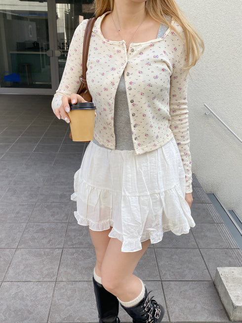 切り替えフレアミディワンピース | SL2251664 | グレー