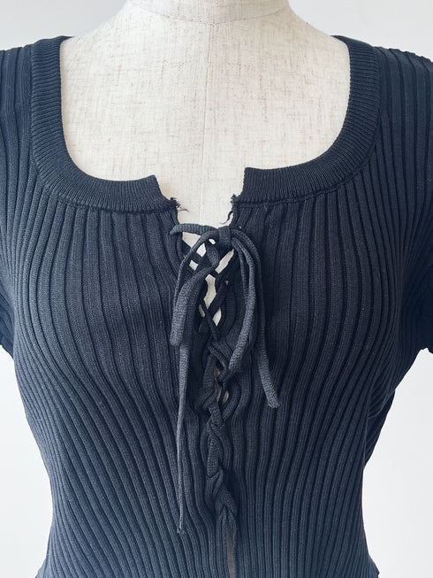 フロントレースアップカーディガン | RN2242012 | ホワイト