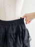 コットンティアードミニスカート | SL2251648 | ブラック