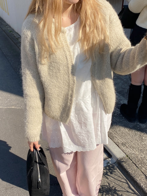 キーネックルーズニットカーディガン | SL2244612 | アイボリー