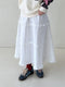 ワンポイントフリルスウェットスカート | SL2243690 | ホワイト