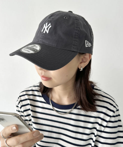 【NEW ERA】ニューエラ キャップ 9TWENTY MLB NY YANKEES MINI LOGO CAP ニューヨークヤンキース 帽子 | 5192005 | チャコールグレー