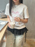 vintage ribbon cake tee | SL2242621 | グレー