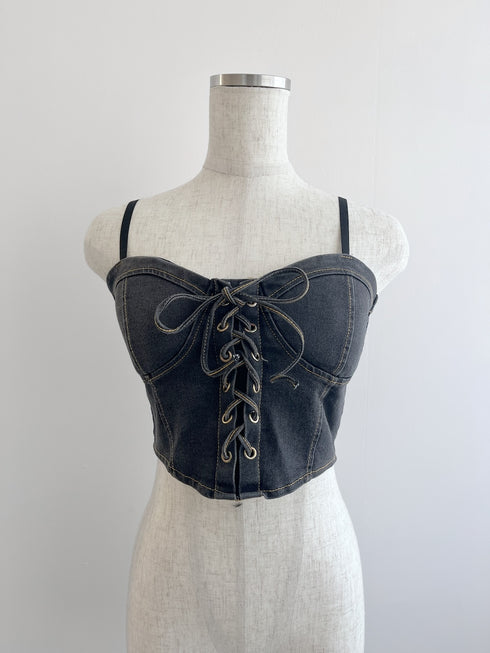 デニムビスチェ | GR2242502 | ブラック