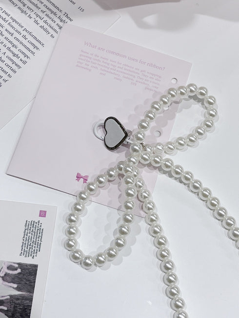 パールリボンチャーム | WO4241615 | ホワイト