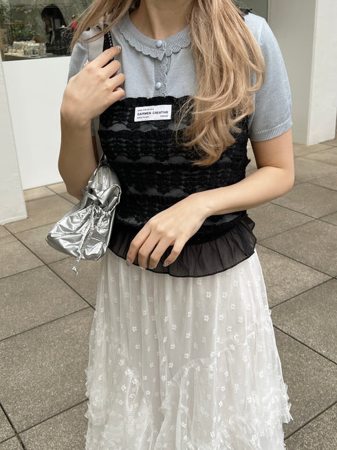 フリルヘムカーディガン | SL2252604 | ライトブルー