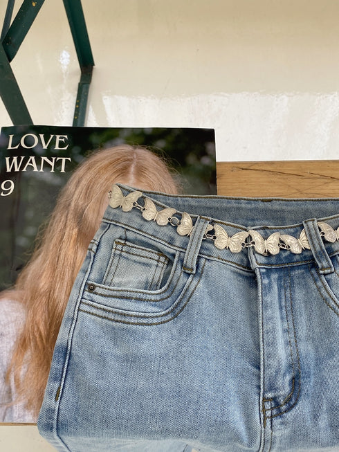 バタフライチェーンSETフレアデニム | SL2251618 | ブルー