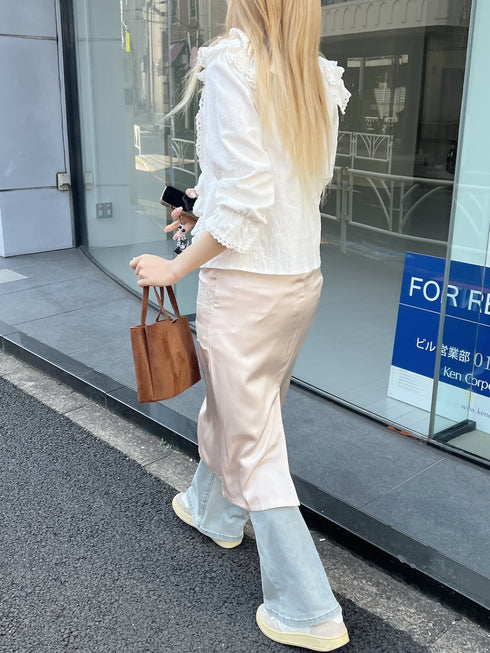 ボリュームフリルカラーブラウス | SL2251601 | ホワイト