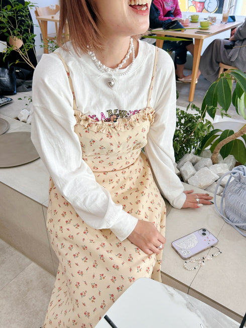 2連パールハートリボンネックレス | SL4233616 | ホワイト