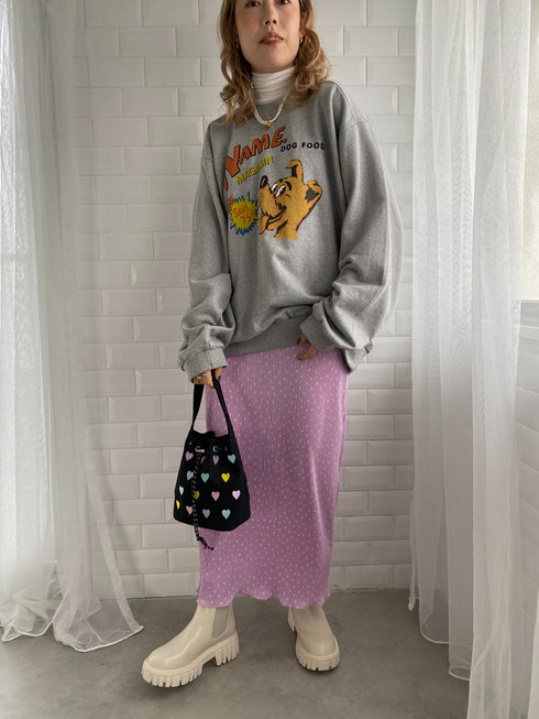 ドットプリーツロングスカート | SL2222789 | ピンク