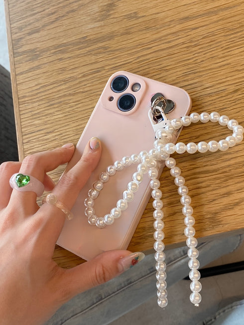 パールリボンチャーム | WO4241615 | ホワイト