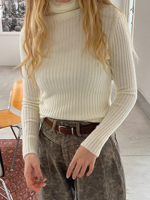 アイスカラータートルネックニット | SL2244645 | アイボリー