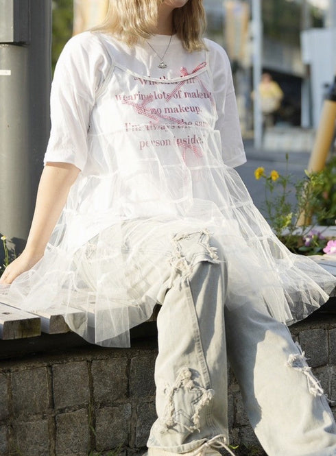 レースティアードチュニック | GR2242536 | ホワイト