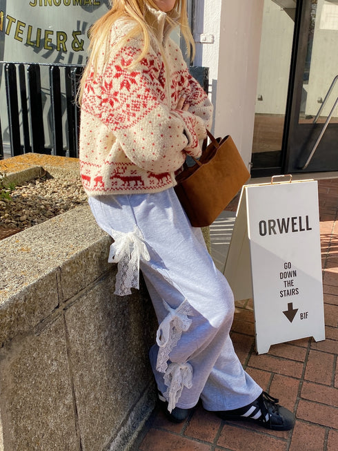 ノルディックジップセーター | SL2244610 | アイボリー