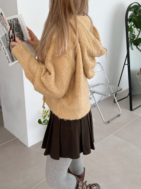 フーディーモヘアニット | SL2244643 | イエロー