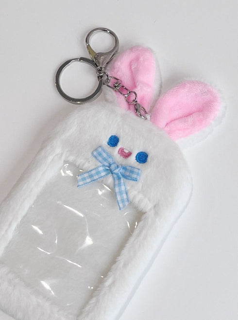 うさぎもこもこカードケース | WO4241605 | ピンク