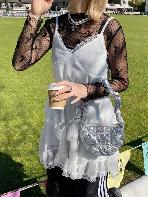 リボンシアートップス | SL2234651 | ブラック