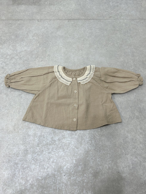 ピエロバルーンブラウス | LB2234010 | ブラウン