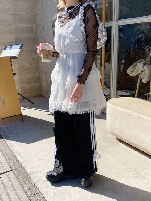 リボンシアートップス | SL2234651 | ブラック