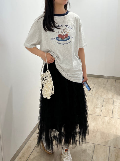 ボリュームチュールスカート | SL2241647 | ブラック