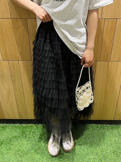 ボリュームチュールスカート | SL2241647 | ブラック