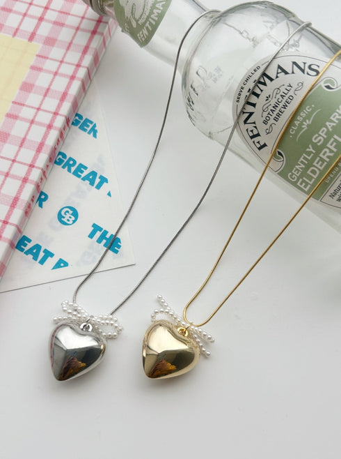 lovely heart charm necklace | SL4241613 | ゴールド