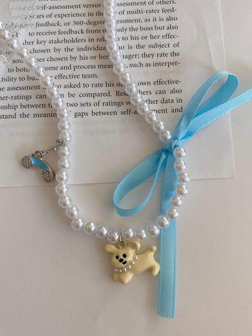 パールアニマルネックレス | SL4244602 | ホワイト