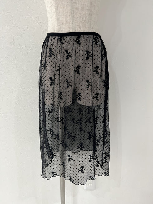 リボンエプロンシアースカート | SL2234644 | ホワイト