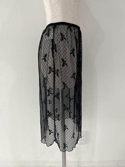 リボンエプロンシアースカート | SL2234644 | ブラック