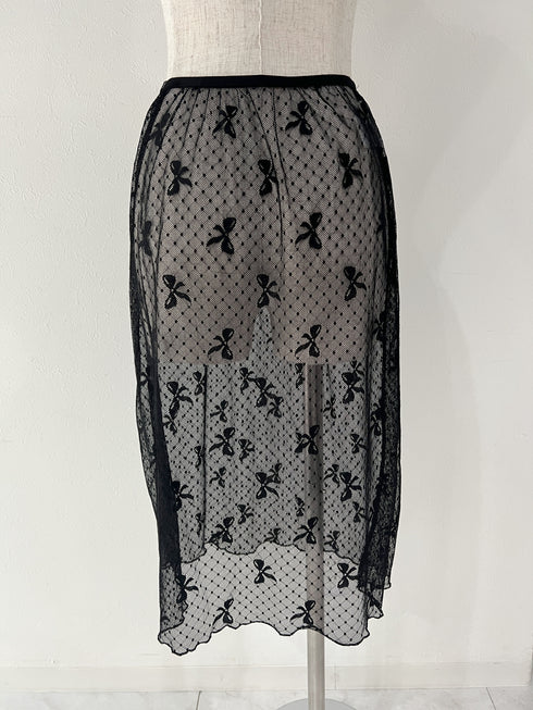 リボンエプロンシアースカート | SL2234644 | ホワイト