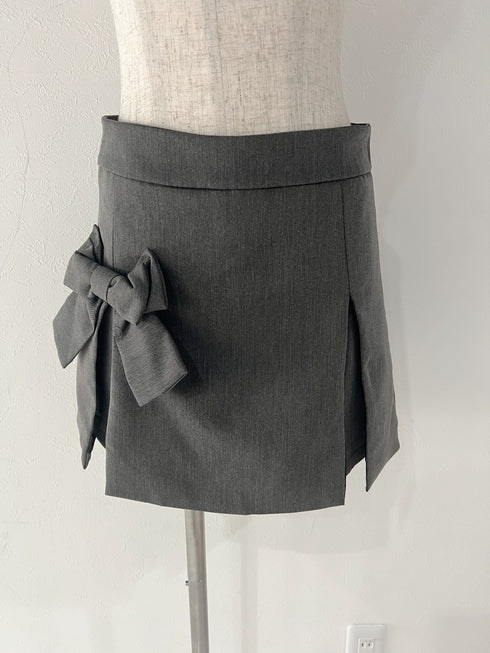 リボンミニスカート | SL2234641 | ブラック