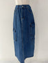 スリットポケットデニムスカート | AN2234330 | ブルー