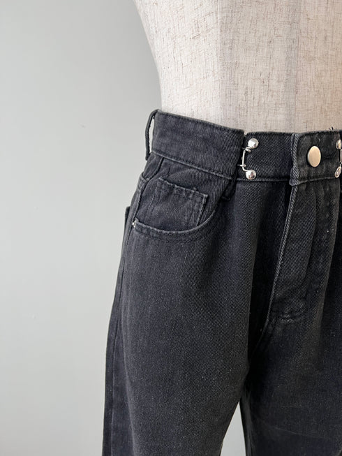 ウエストホックハイウエストデニム | IT2243409 | グレー